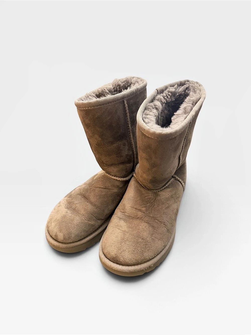 UGG Classic Short Boot Brown Suede Winter Boots